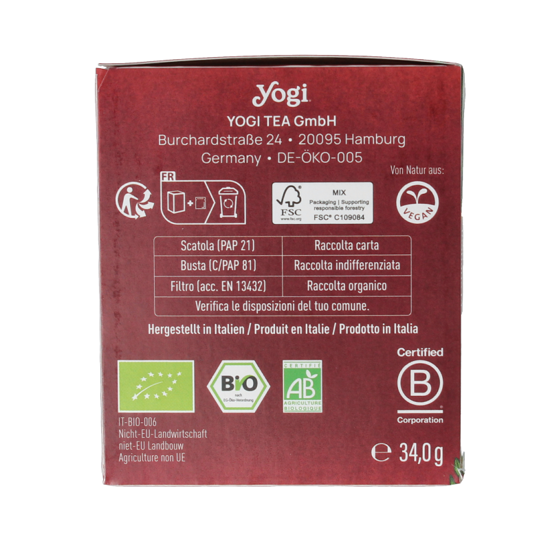 Yogi Happy farming bio 17 Zakjes