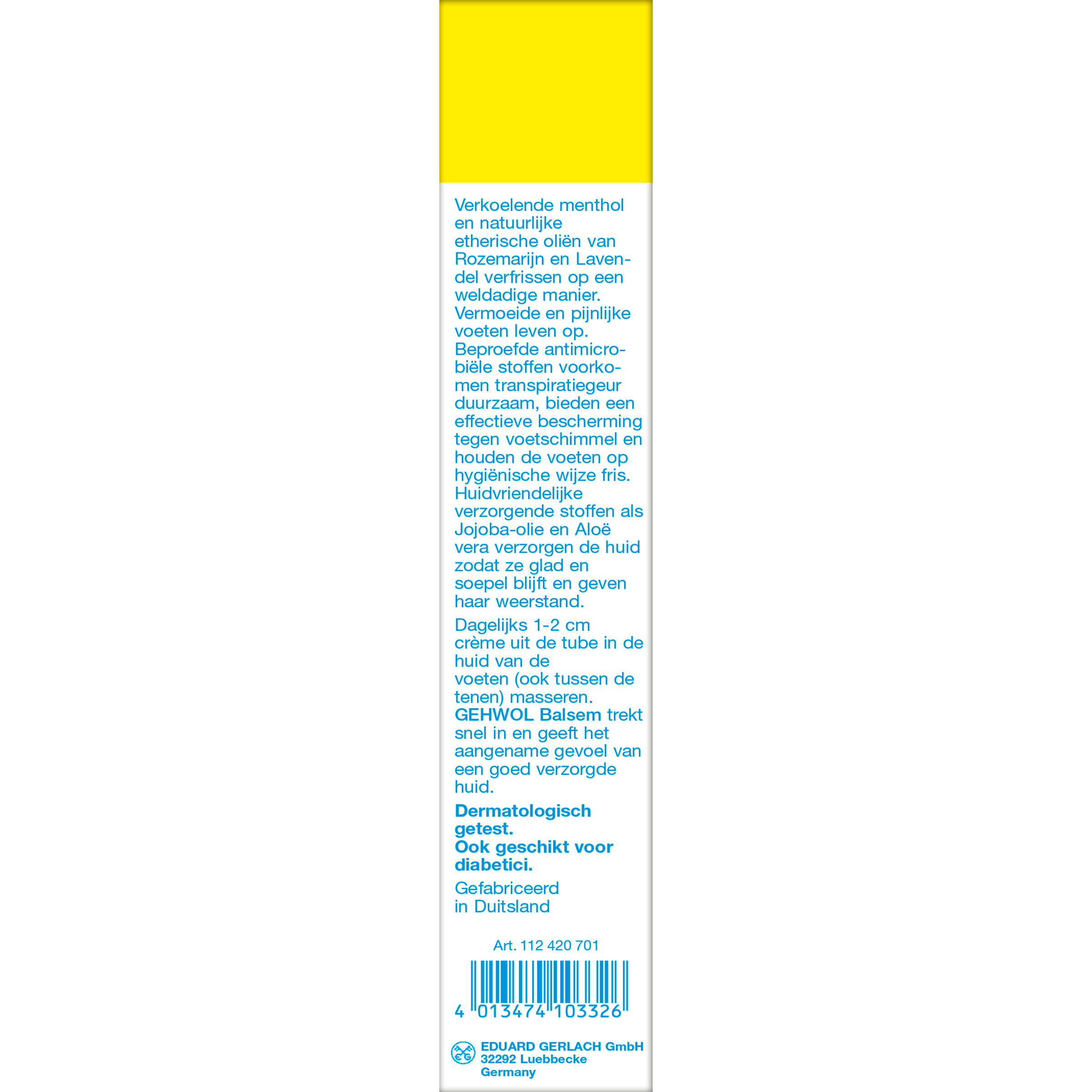 Gehwol Balsem normale huid 125.00 Milliliter