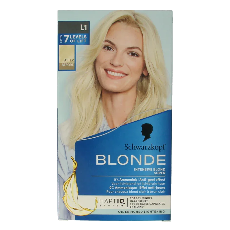 Schwarzkopf Blonde haarverf intensive blond super L1  1 Set