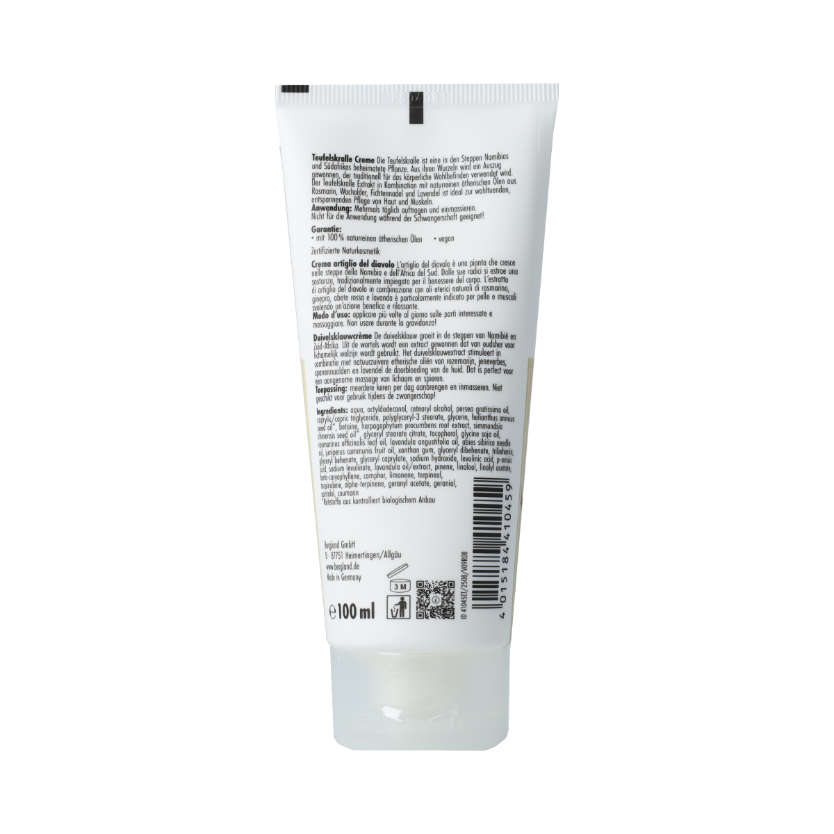 Bergland Duivelklauw creme 100.00 Milliliter