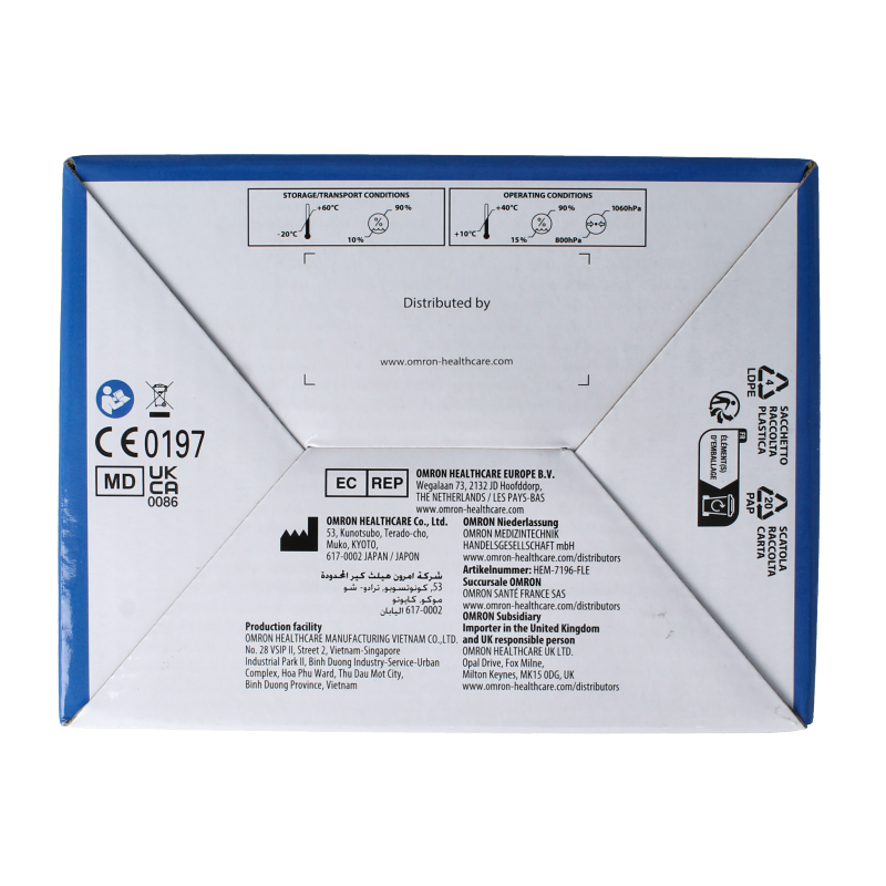 Omron Bloeddrukmeter OMR-M3COMF 1 Stuks