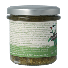 Allos Farm vegetables spinazie & pijnboompitten bio 135 Gram