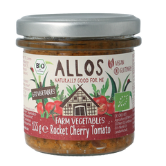 Allos Farm vegetables rucola & kerstomaat bio 135 Gram