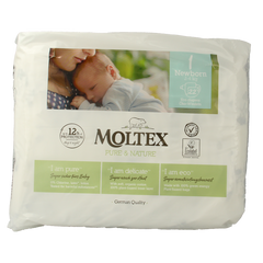 Moltex Pure & nature babyluiers newborn 22 Stuks
