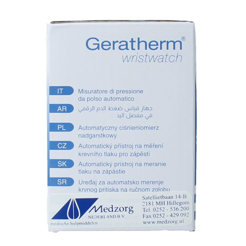 Geratherm Wristwatch bloeddrukmeter pols 1 Stuks