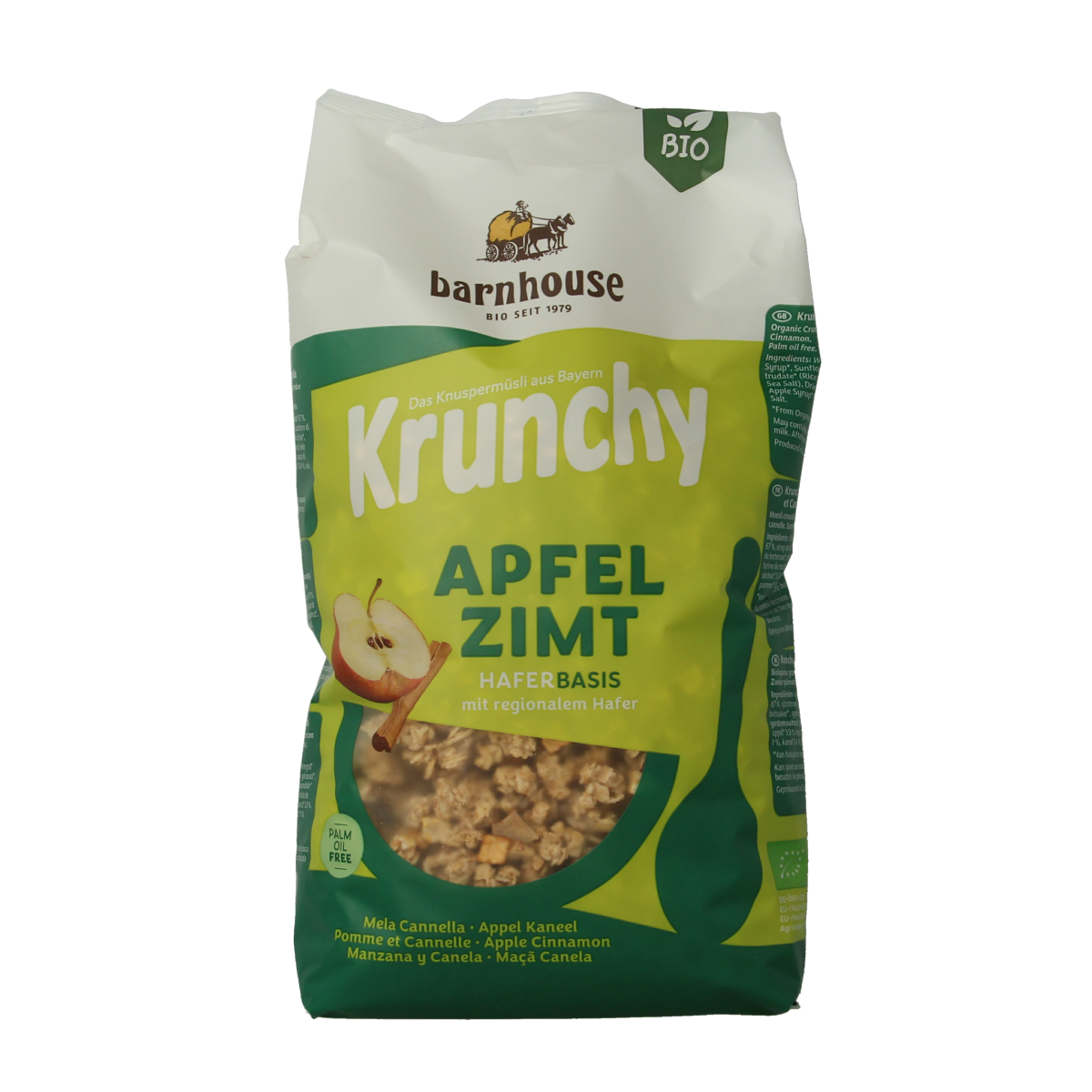 Barnhouse Havermuesli appel-kaneel krunchy 750.00 Gram