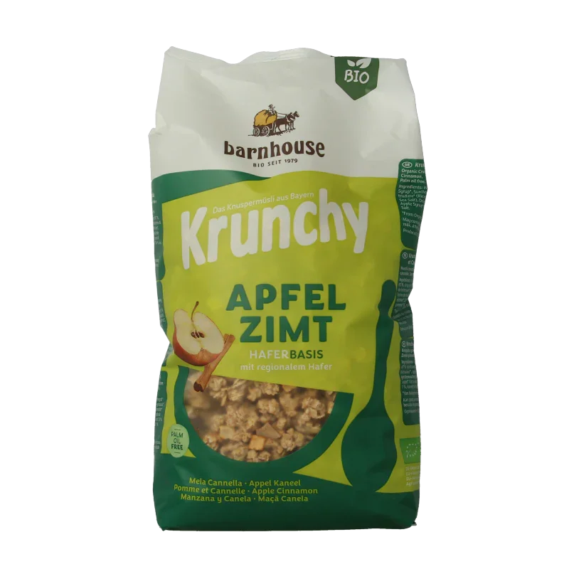 Barnhouse Krunchy appel kaneel bio 750 Gram
