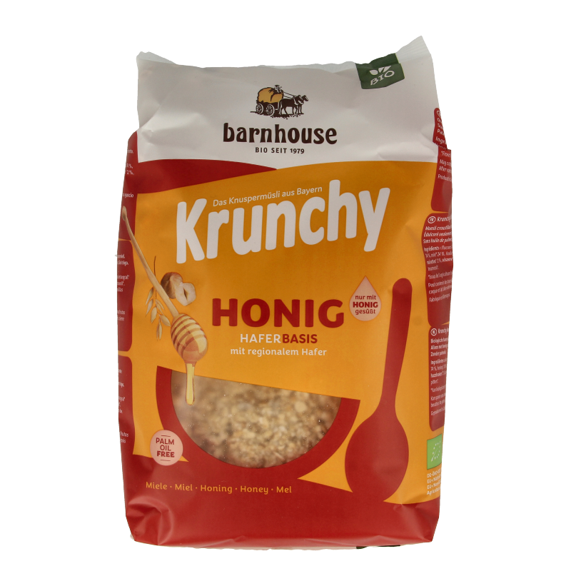 Barnhouse Krunchy honing bio 600 Gram