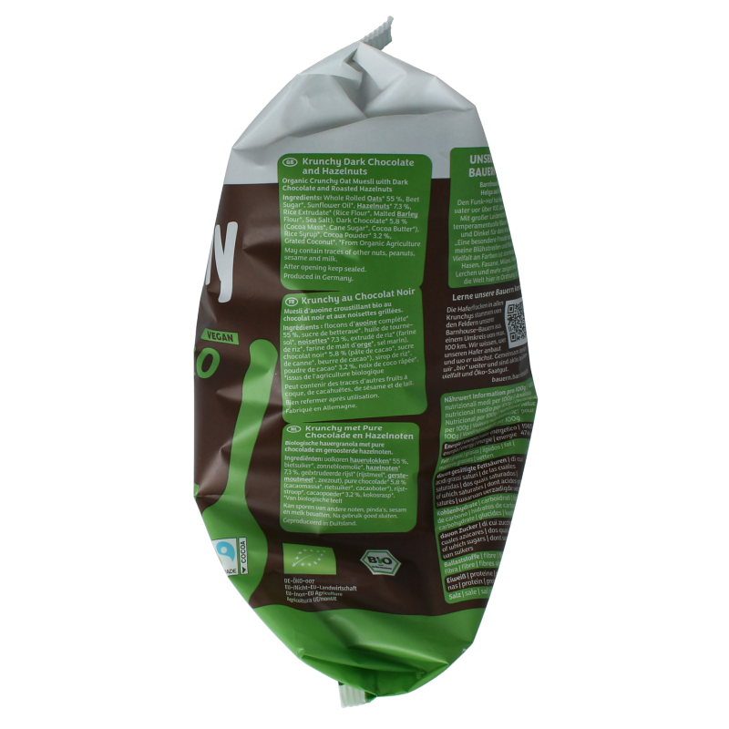 Barnhouse Muesli chocolade hazelnoot bio 750 Gram