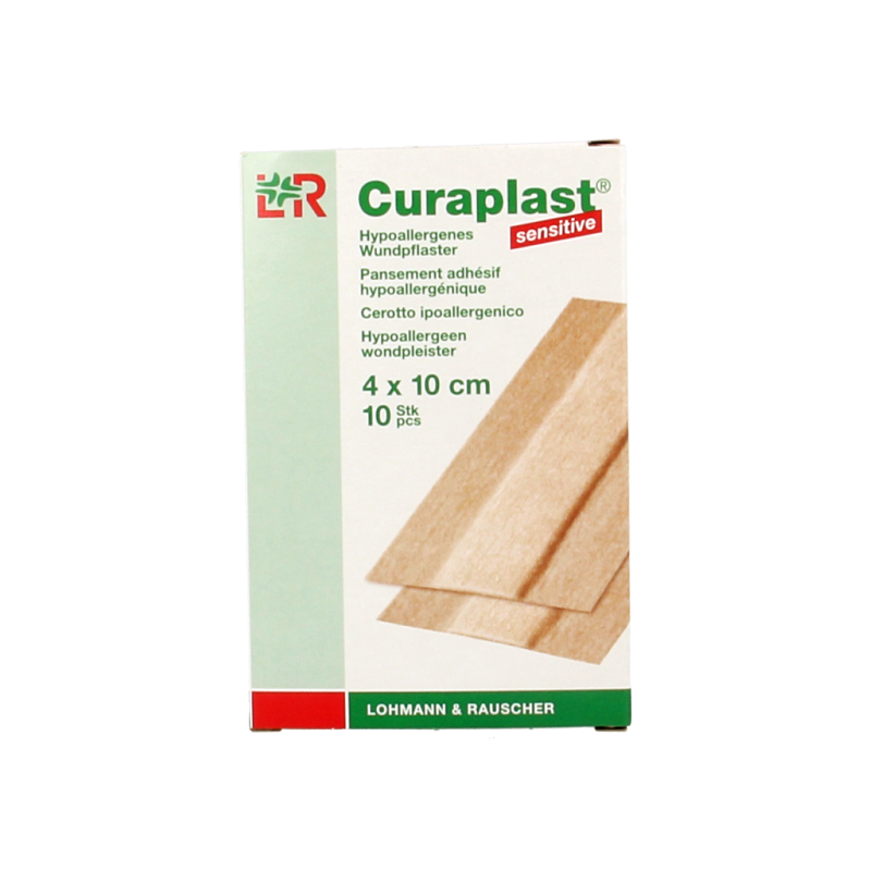 Curaplast Sensitive wondpleister 4 x 10cm 10 Stuks