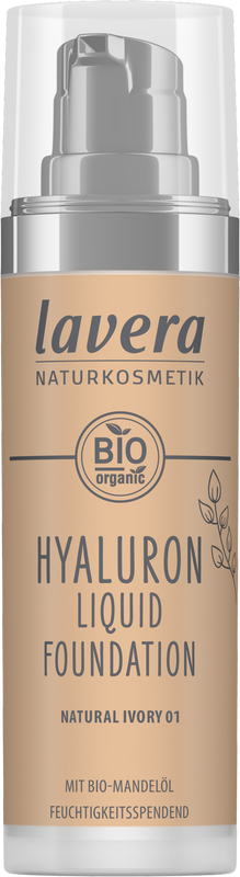 Lavera Hyaluron liquid foundation natural ivory 01 bio 30 Milliliter