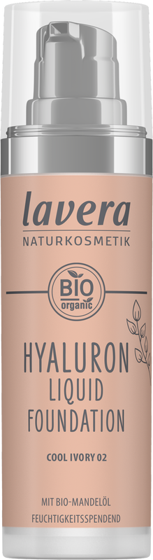 Lavera Hyaluron liquid foundation cool ivory 02 bio 30 Milliliter