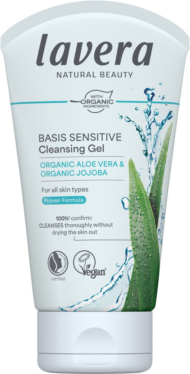 Lavera Basis Sensitive cleansing gel 125 Milliliter