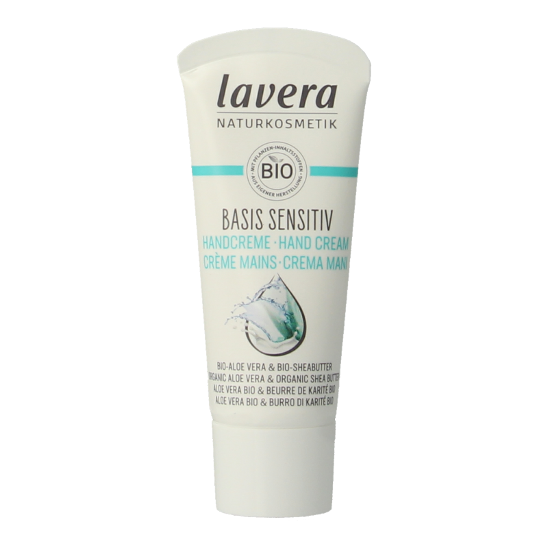Lavera Basis sensitiv handcreme mini bio 20 Milliliter