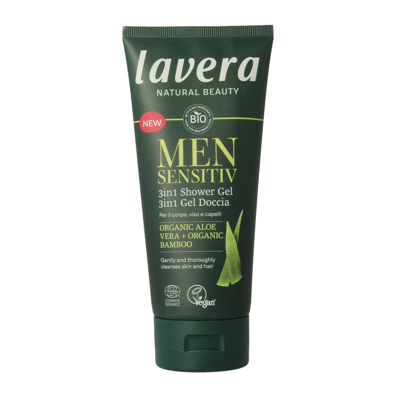 Lavera Men sensitiv 3-in-1 showergel bio 200 Milliliter