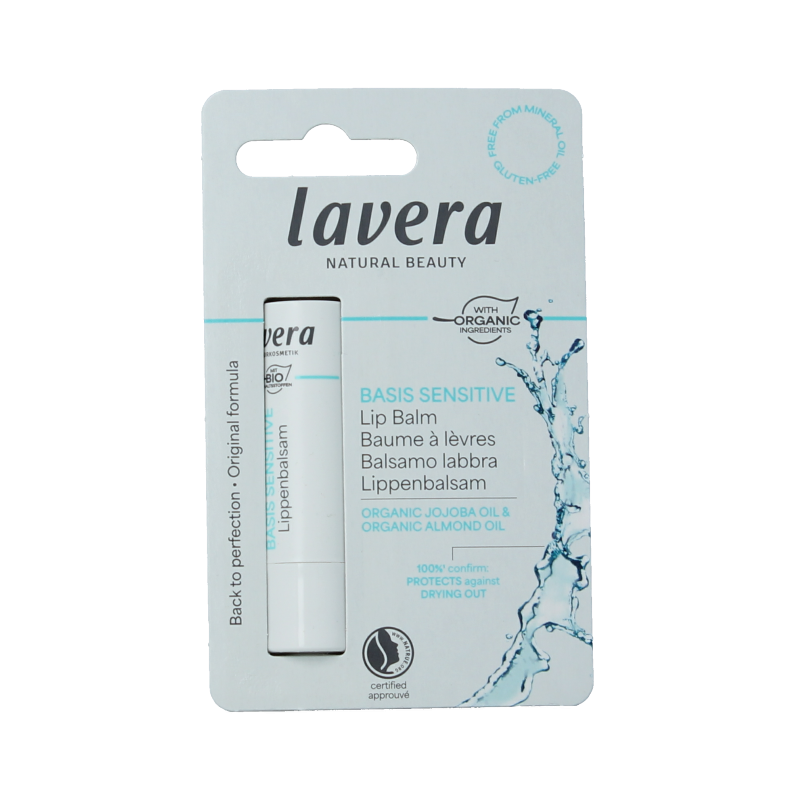 Lavera Basis sensitive lip balm 4.5 Gram
