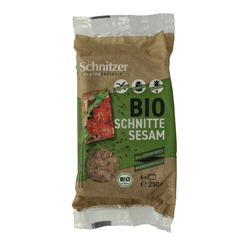 Schnitzer Sesambrood glutenvrij bio 250 Gram