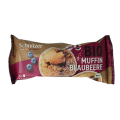 Schnitzer Muffin bosbessen glutenvrij bio 140.00 Gram