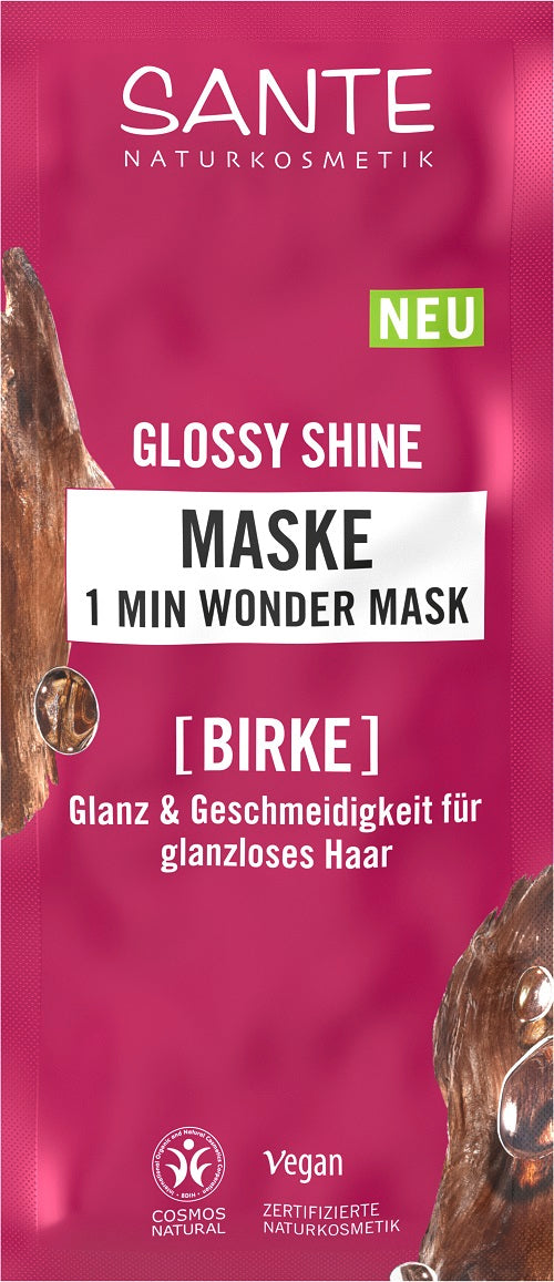 Sante Glossy shine 1 minuut wonder mask 20 Milliliter