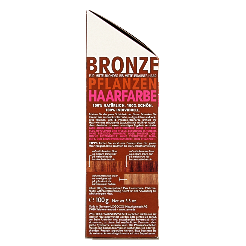 Sante Haarverf brons bruin BDIH 100 Gram