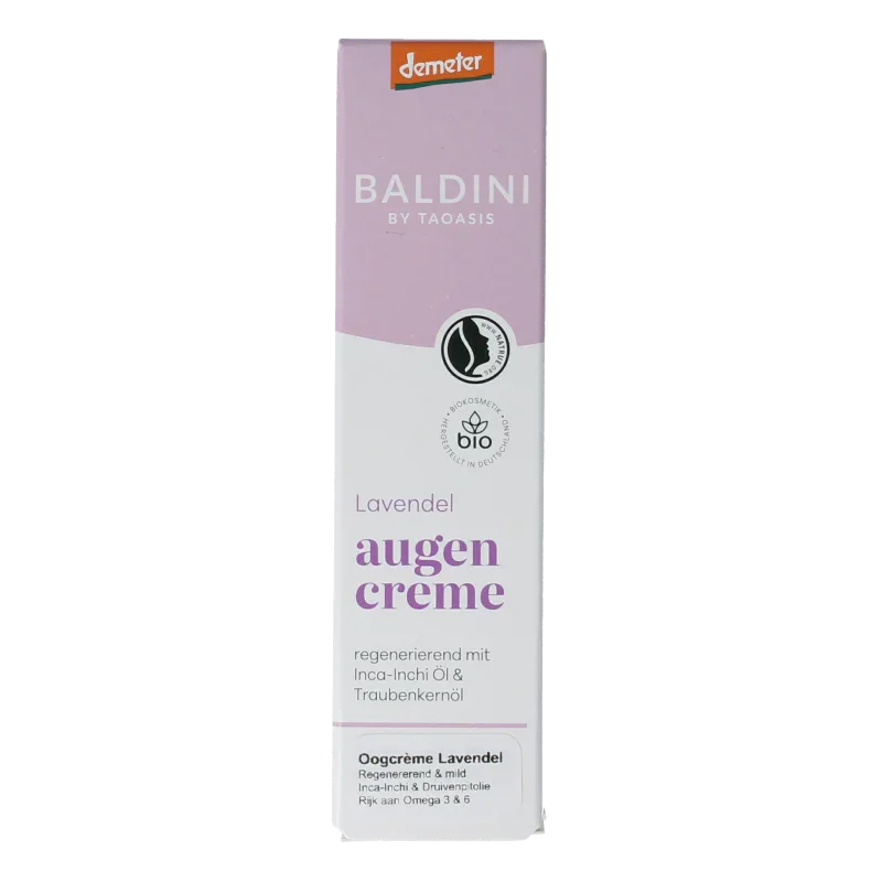Baldini Oogcreme lavendel regenererend demeter 15 Milliliter