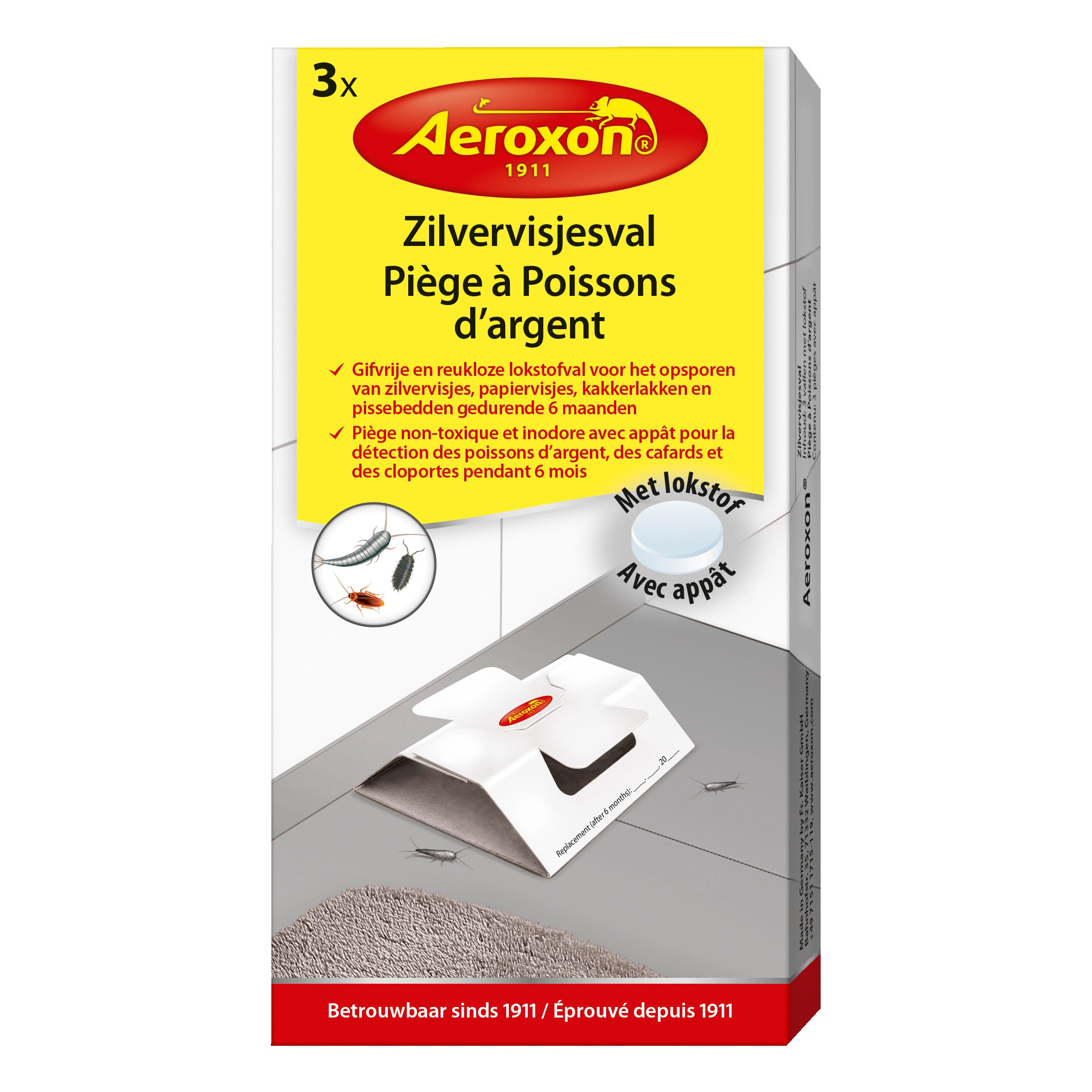 Aeroxon Zilvervisjesval 3 Stuks
