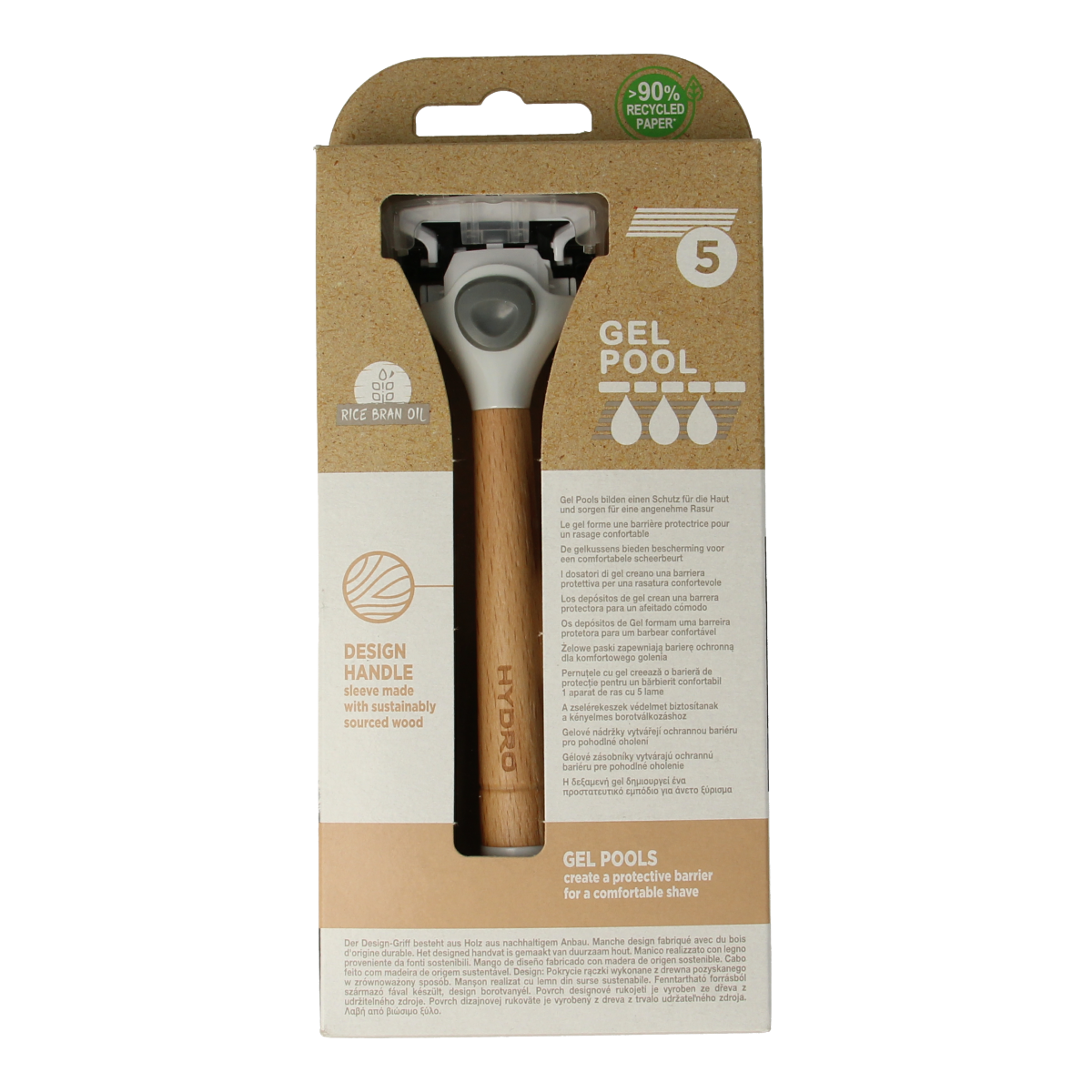 Wilkinson Hydro 5 razor wood skin protection 1.00 Stuks