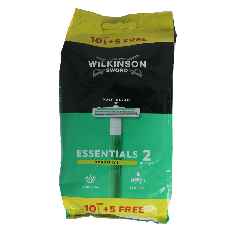 Wilkinson Extra2 sensitive 10+5 gratis 15 Stuks