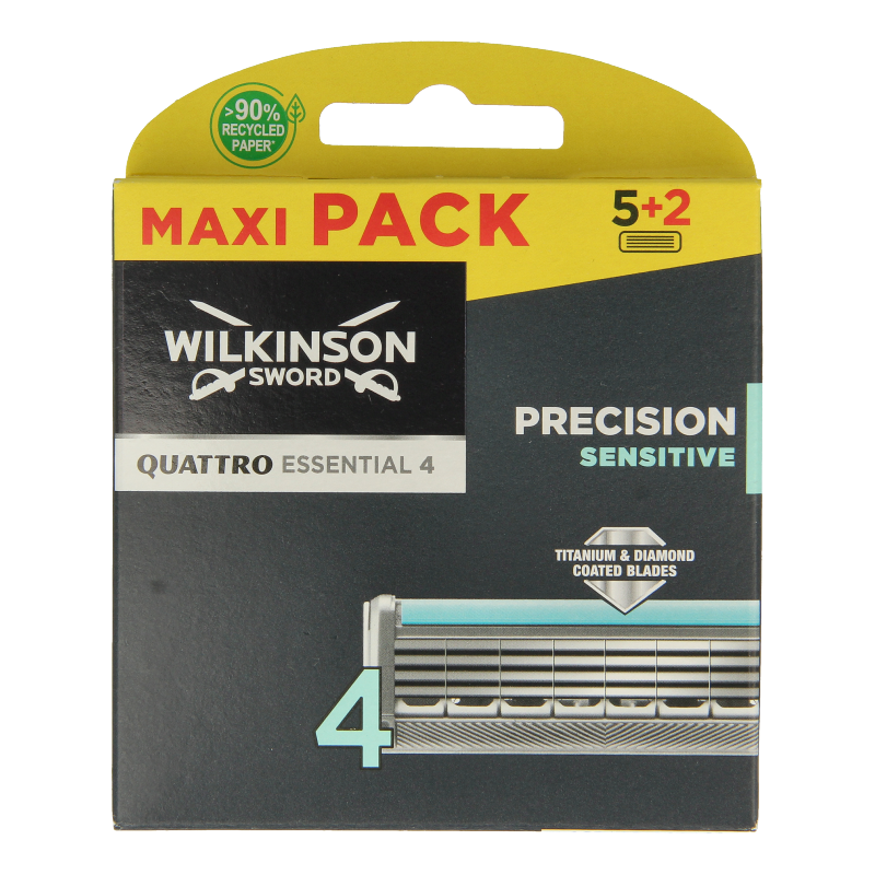 Wilkinson Quattro titanium sensitive mesjes 5+2 7 Stuks