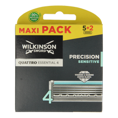 Wilkinson Quattro titanium sensitive mesjes 5+2 7 Stuks