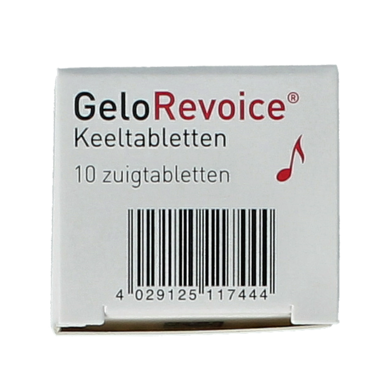 Gelorevoice Keeltabletten kersen - menthol 10 Tabletten