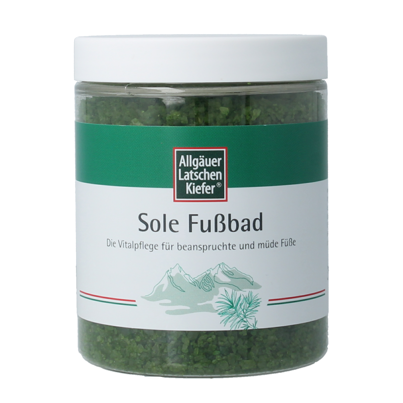Allgauer Latshen Kiefer Mineralen voetbad allgasan 350 Gram