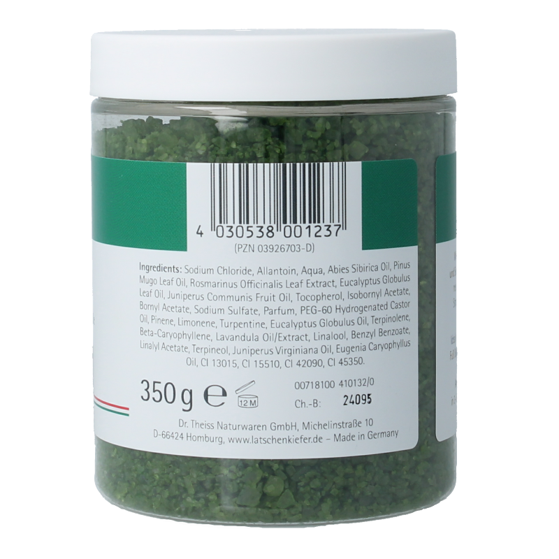 Allgauer Latshen Kiefer Mineralen voetbad allgasan 350 Gram