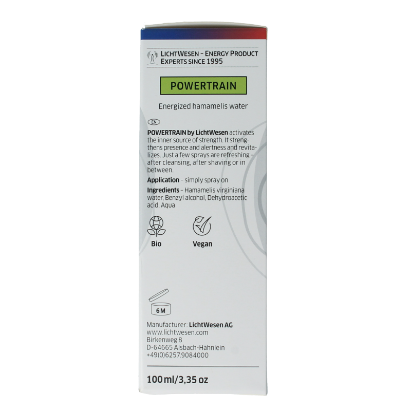 Lichtwesen Powertrain energiespray 100 Milliliter
