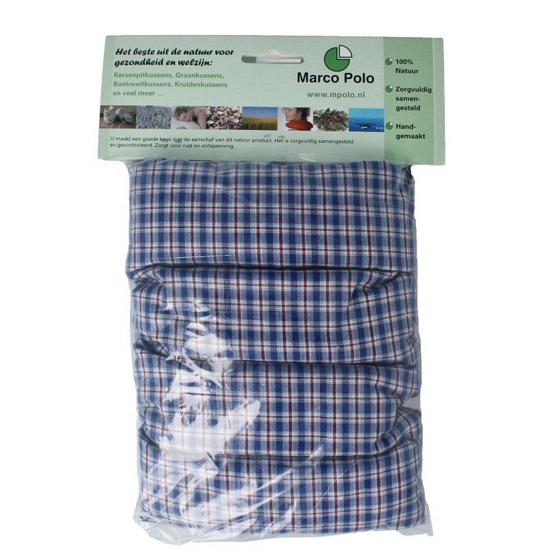 Marco Polo Aalbessenpitkussen 19 x 60cm 1 Stuks