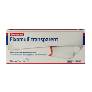 Fixomull Trasparente 2m x 10cm 7221700 1 Pezzo