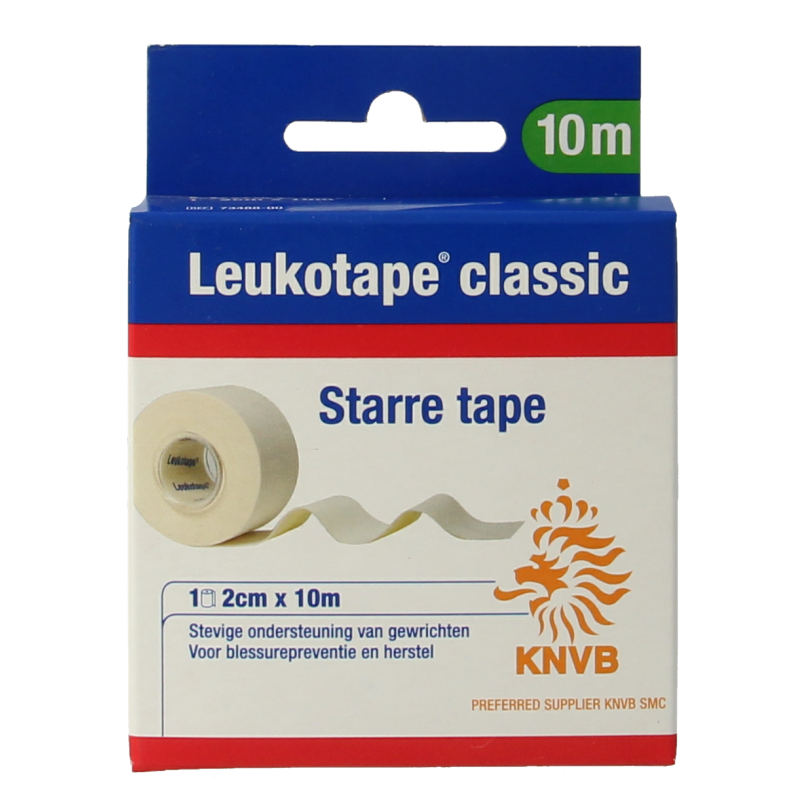 Leukotape Classic starre tape 2cm x 10m 1 Stuks