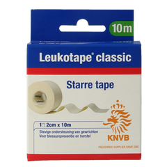 Leukotape Classic starre tape 2cm x 10m 1 Stuks