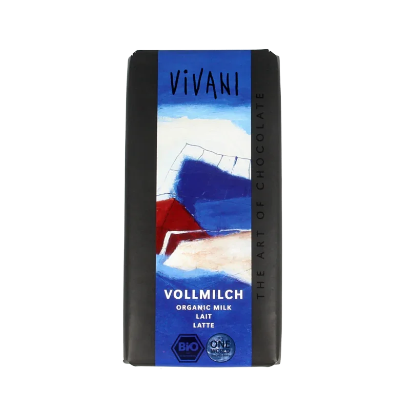 Vivani Chocolade melk delicaat bio 100 Gram