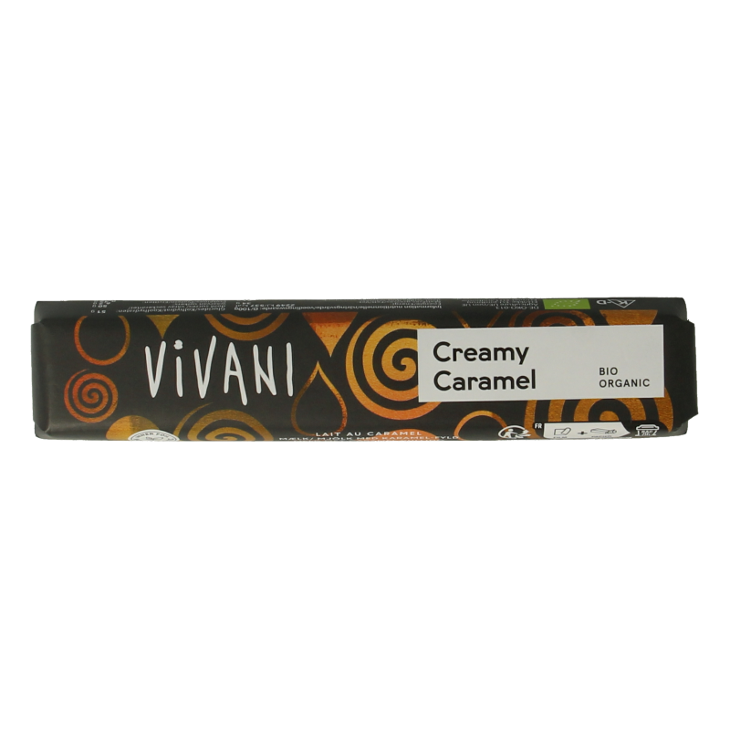 Vivani Chocolate To Go creamy caramel bio 40 Gram