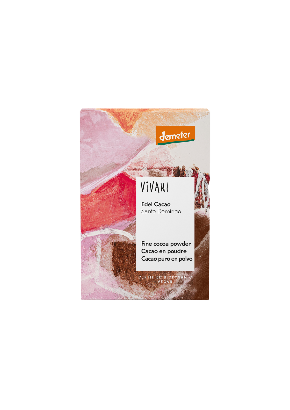 Vivani Cacaopoeder Demeter Santo Domingo bio 100 Gram