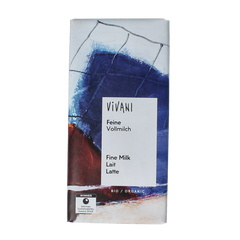 Vivani Chocolade melk bio 80.00 Gram