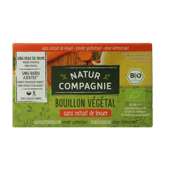 Natur Compagnie Groentebouillon zonder gist bio 8 Stuks