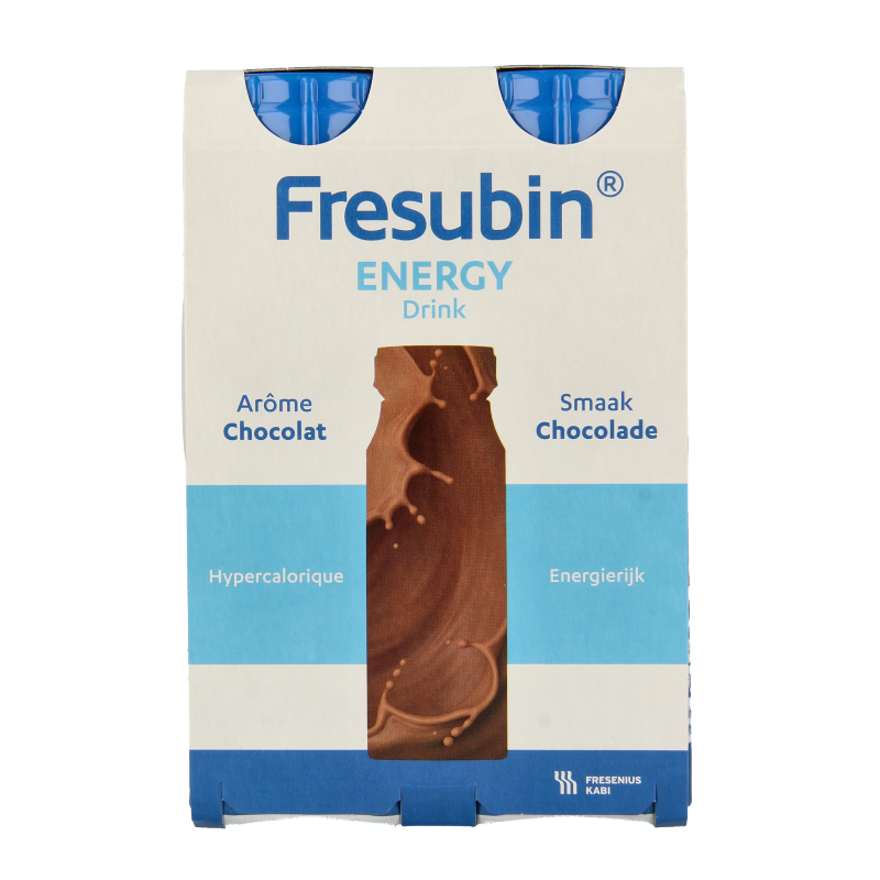 Fresubin Energy drink chocolade 200ml 4 Stuks