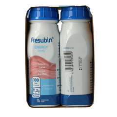 Fresubin Energy drink aardbei 200ml 4.00 Stuks