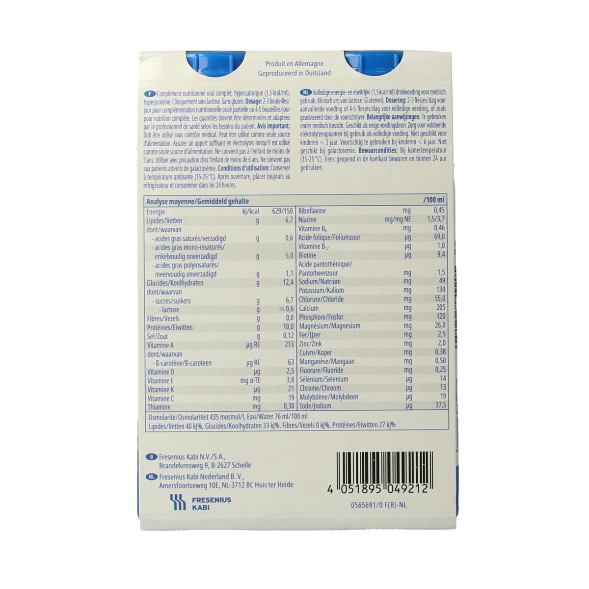 Fresubin Protein bosaardbei 200ml 4.00 Stuks