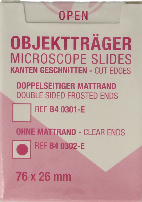 Mainit Objectglaasje 76x26 helder 50 Stuks