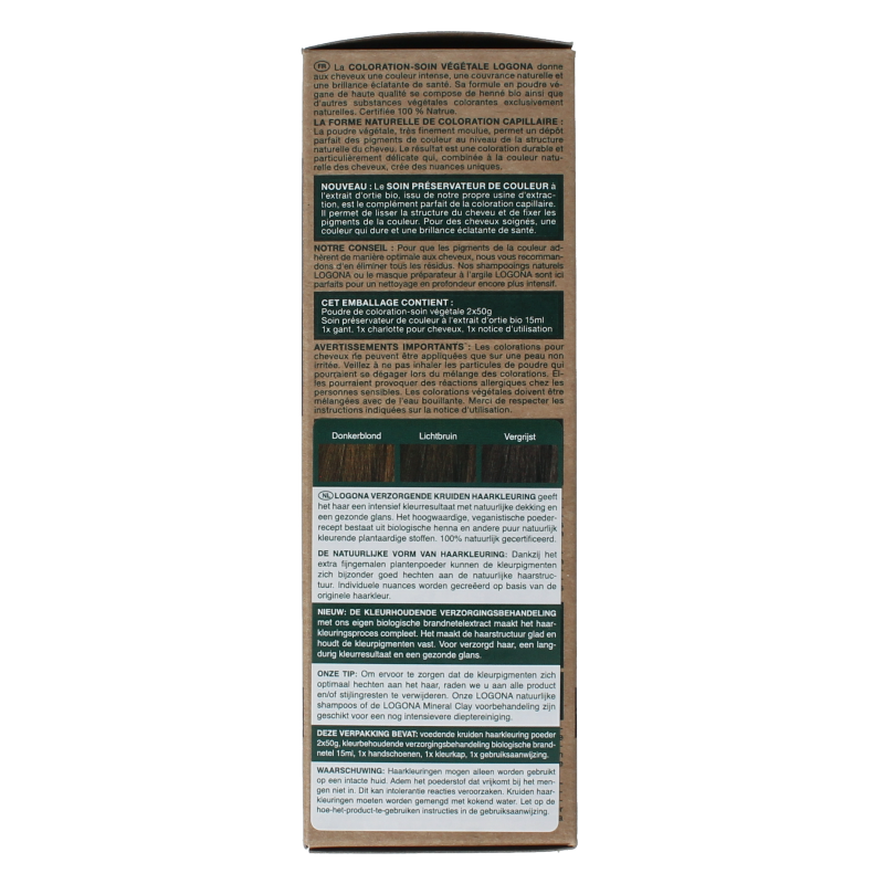 Logona Haarkleur amber bruin 100 Gram