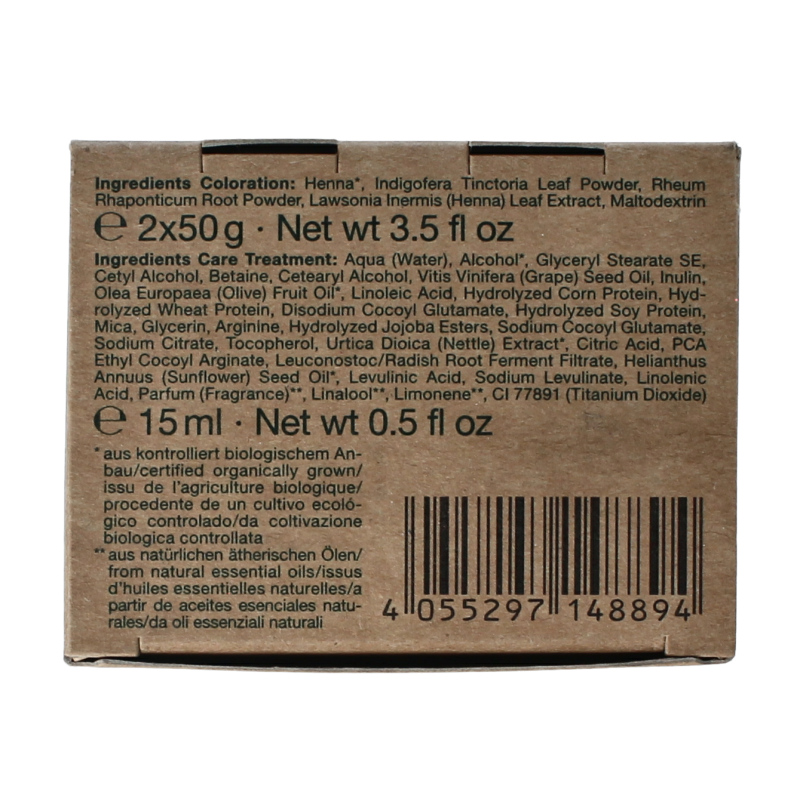 Logona Haarkleur amber bruin 100 Gram