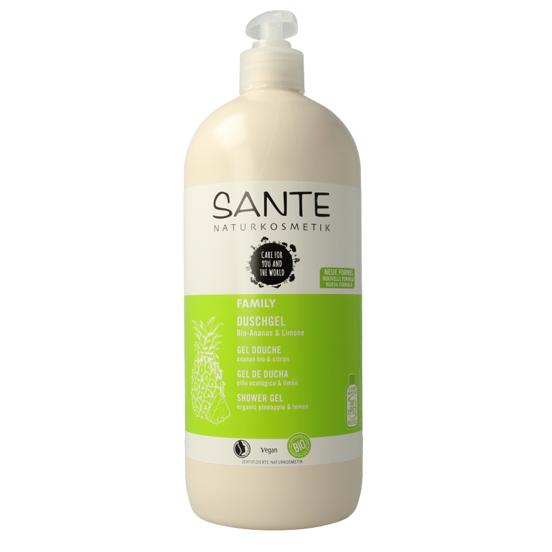 Sante Family showergel pineapple & lime 950 Milliliter